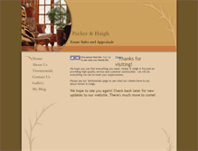 Tablet Screenshot of parkerhaigh.com